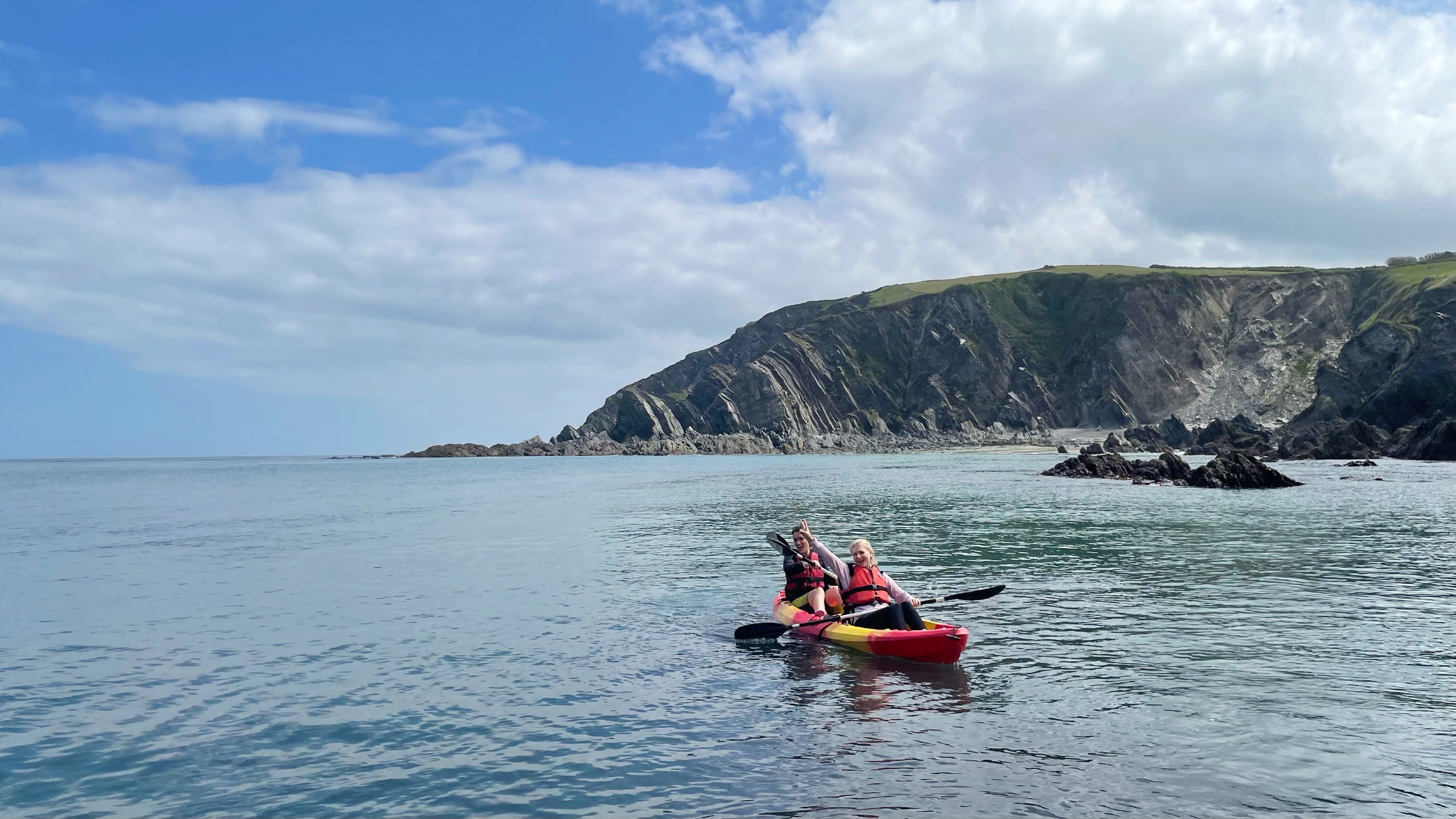 Kayak hire on the North Devon coast, and
